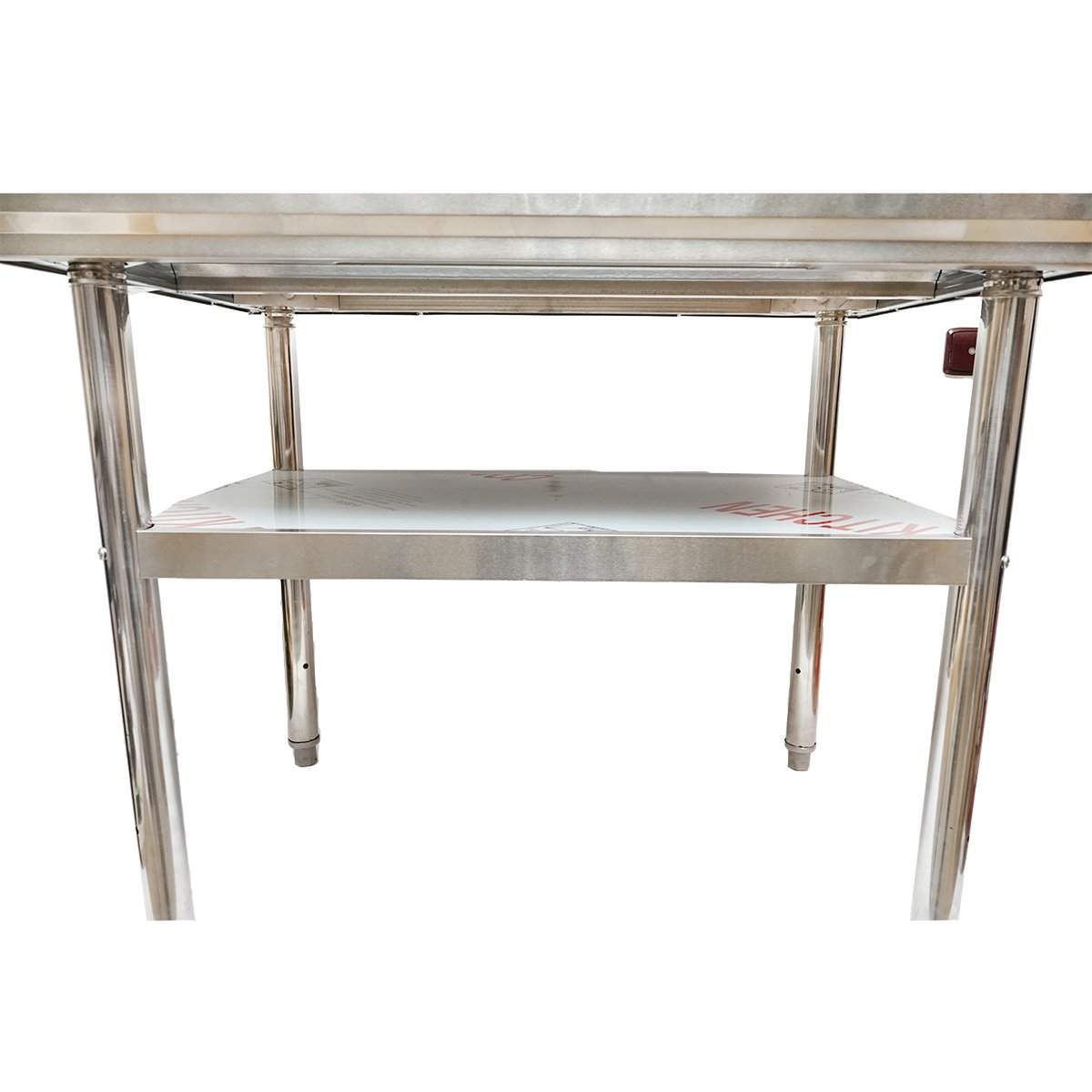 Masa de lucru apicola din inox 1000x700x800mm cu raft